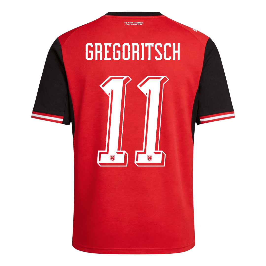 Camiseta Gregoritsch #11 Austria 2026 Primera Equipación Copa del Mundo - Versión Hincha - Vista 8
