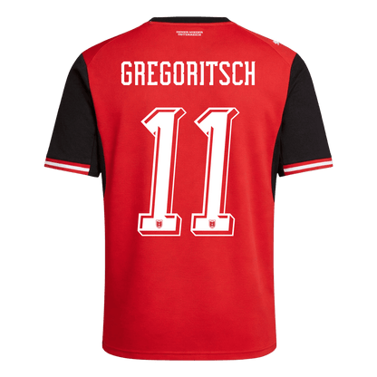 Camiseta Gregoritsch #11 Austria 2026 Primera Equipación Copa del Mundo - Versión Hincha - Vista 8