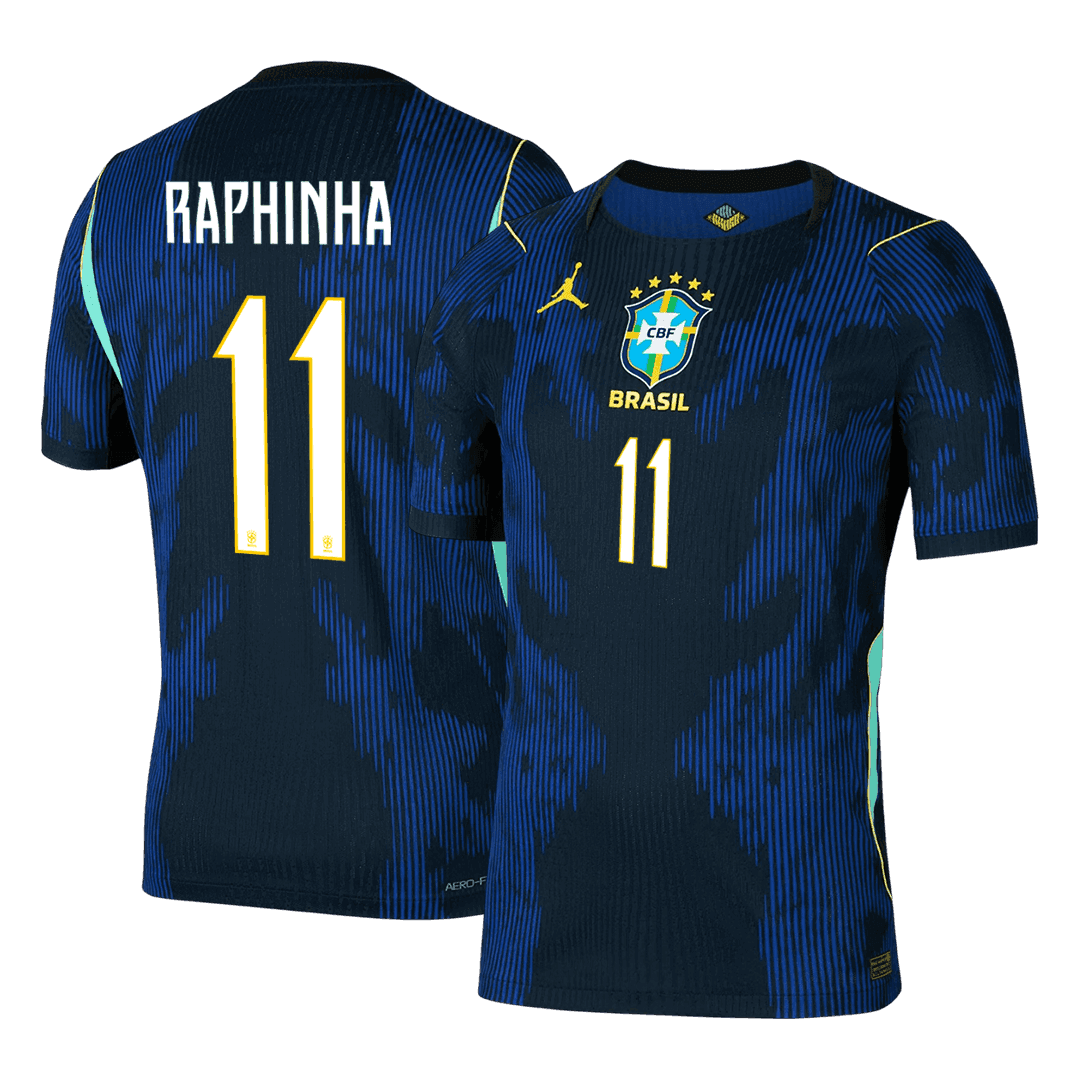Camiseta Auténtica Raphinha #11 Brasil 2026 Segunda Equipación Copa del Mundo - Versión Jugador