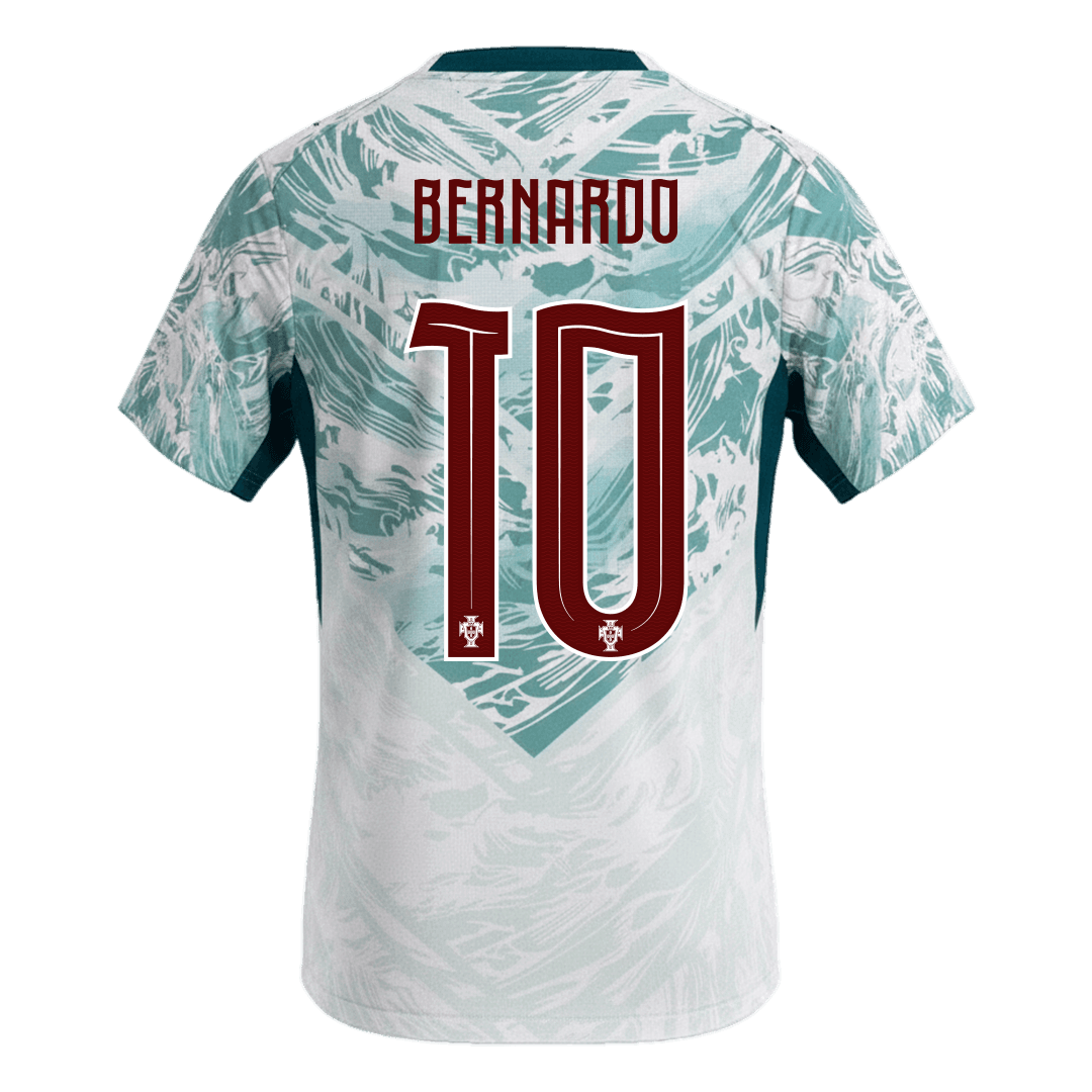 Camiseta Bernardo #10 Portugal 2026 Segunda Equipación Copa del Mundo - Versión Hincha - Vista 2