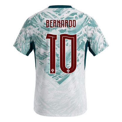 Camiseta Bernardo #10 Portugal 2026 Segunda Equipación Copa del Mundo - Versión Hincha - Vista 2