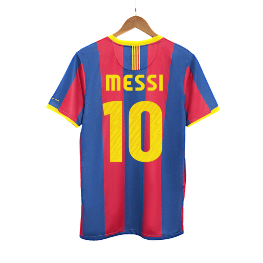 Camiseta Retro 2010/11 Messi #10 Barcelona Primera Equipación