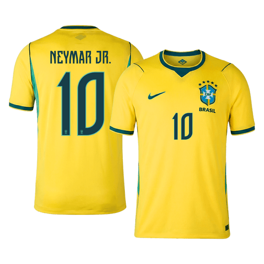 Camiseta Neymar Jr. #10 Brasil 2026 Primera Equipación Copa del Mundo - Versión Hincha