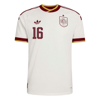 Camiseta Auténtica Rodrigo #16 España 2026 Segunda Equipación Copa del Mundo - Versión Jugador - Vista 8