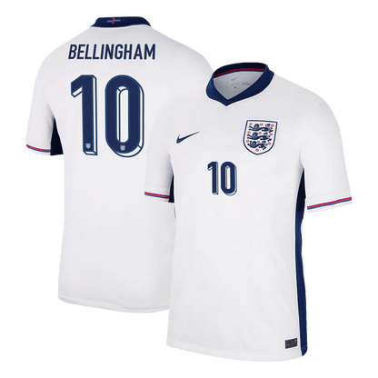 Camiseta Bellingham #10 Inglaterra Euro 2024 Primera Equipación Local Hombre - Versión Hincha