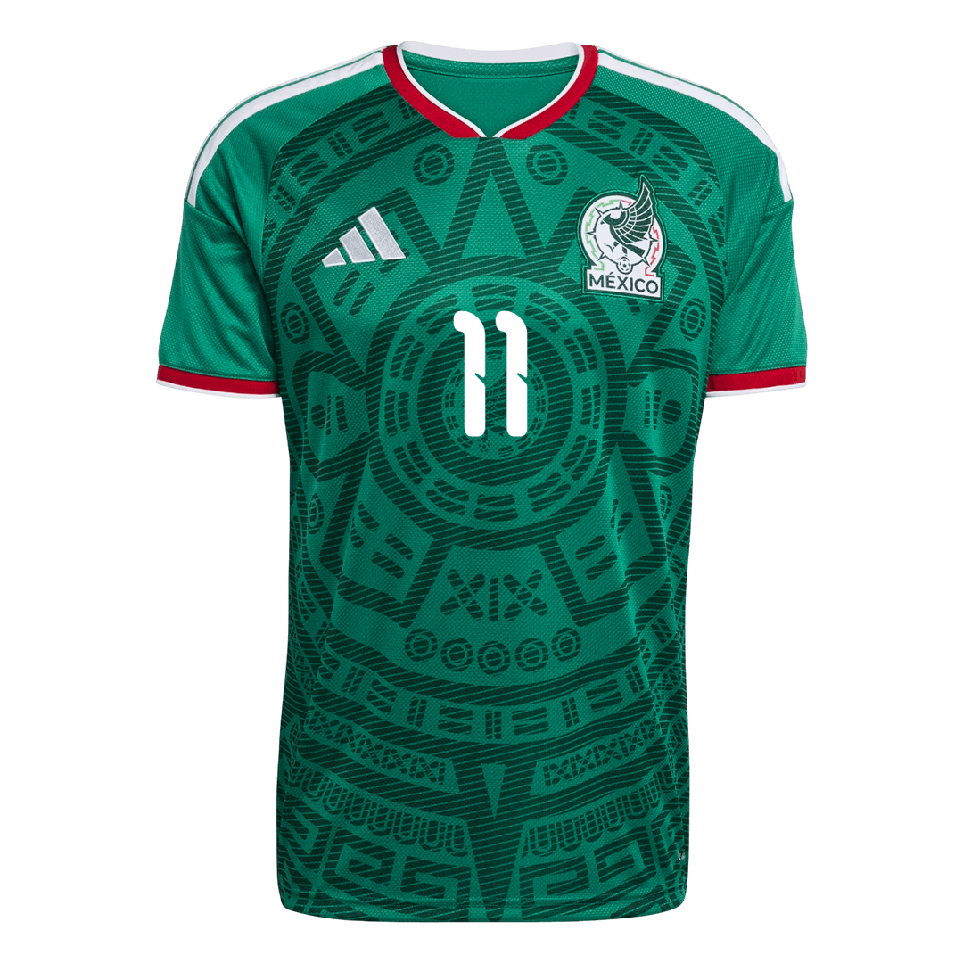Camiseta S. Giménez #11 México 2026 Primera Equipación Copa del Mundo - Versión Hincha - Vista 8