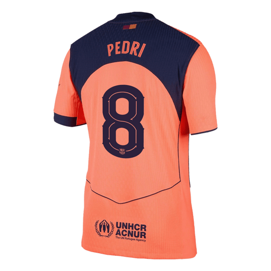 UCL Camiseta Auténtica Pedri #8 Barcelona 2025/26 Tercera Equipación - Versión Jugador