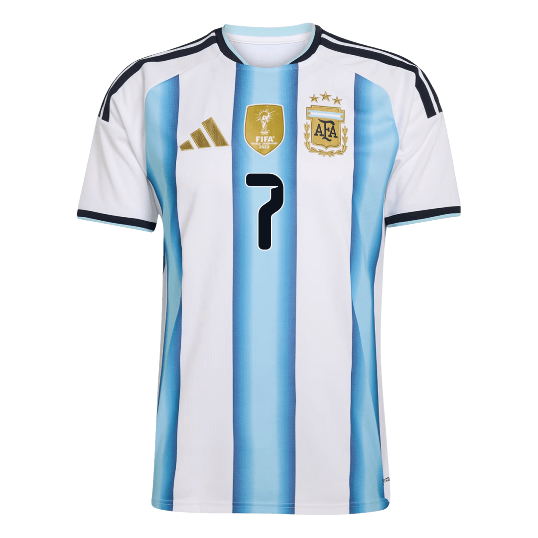 Camiseta De Paul #7 Argentina 2026 Primera Equipación Copa del Mundo - Versión Hincha (Calidad Premium) - Vista 8
