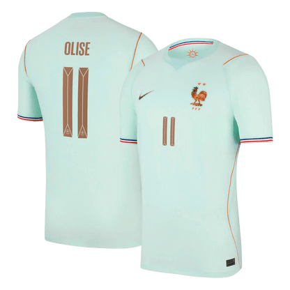 Camiseta Olise #11 Francia 2026 Segunda Equipación Copa del Mundo - Versión Hincha