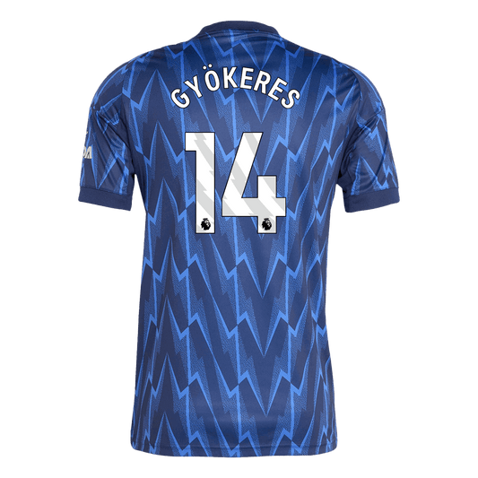 Camiseta Gyökeres #14 Arsenal 2025/26 Segunda Equipación - Versión Hincha