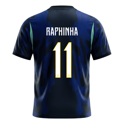 Camiseta Raphinha #11 Brasil 2026 Segunda Equipación Copa del Mundo - Versión Hincha - Vista 8