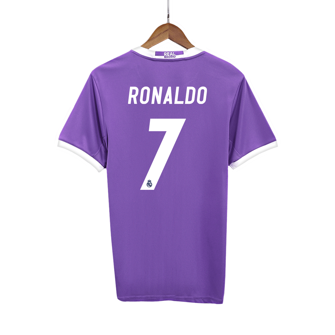Camiseta Retro 2016/17 Ronaldo #7 Real Madrid Segunda Equipación