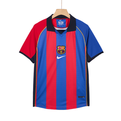 Camiseta Retro 2001/02 Barcelona Primera Equipación - Vista 6