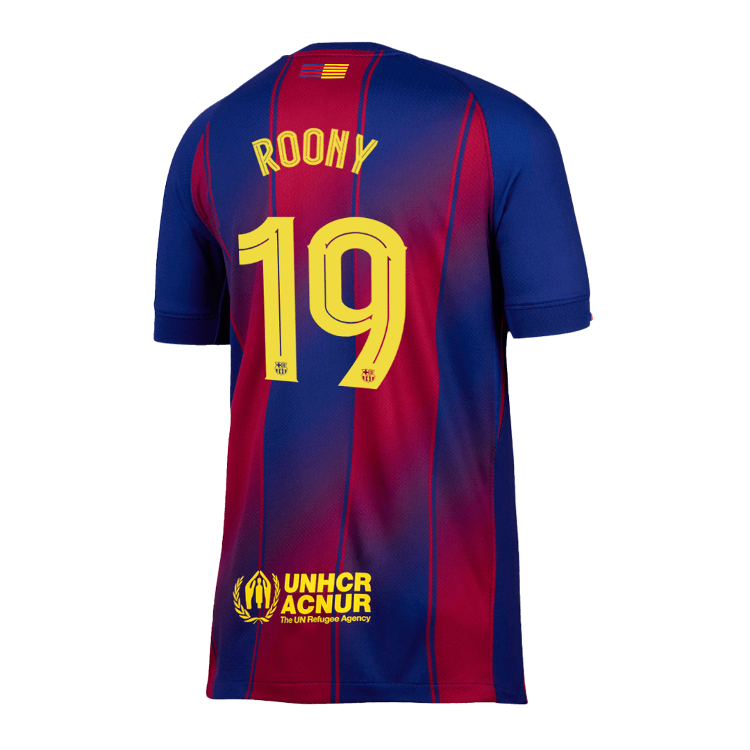 Calidad Premium UCL Camiseta Roony #19 Barcelona 2025/26 Primera Equipación - Versión Hincha - imagen 11