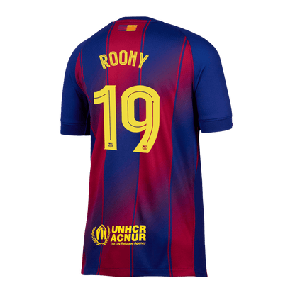 Calidad Premium UCL Camiseta Roony #19 Barcelona 2025/26 Primera Equipación - Versión Hincha - imagen 11