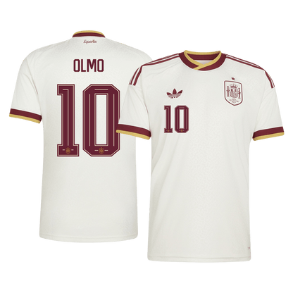 Camiseta Olmo #10 España 2026 Segunda Equipación Copa del Mundo - Versión Hincha