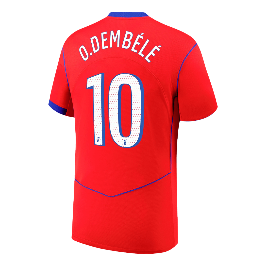 Camiseta O. Dembélé #10 PSG 2025/26 Tercera Equipación - Versión Hincha - Vista 7
