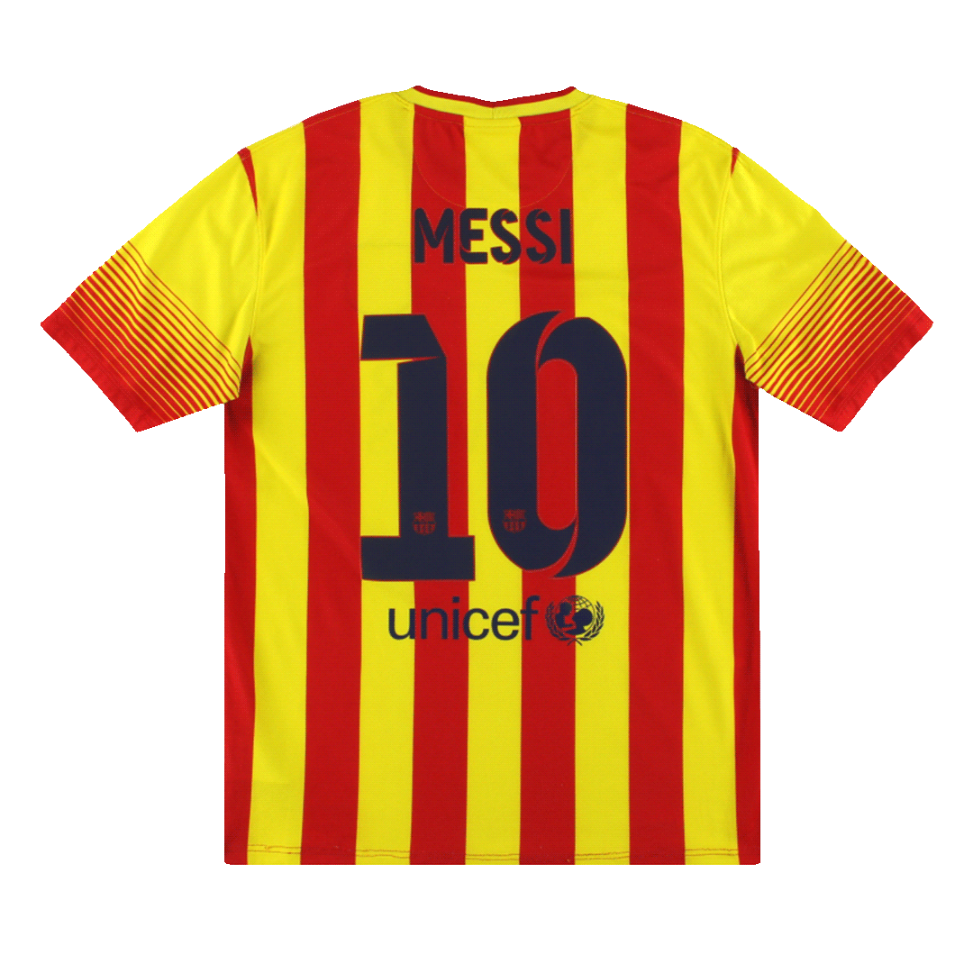 Camiseta Retro 2013/14 Messi #10 Barcelona Segunda Equipación