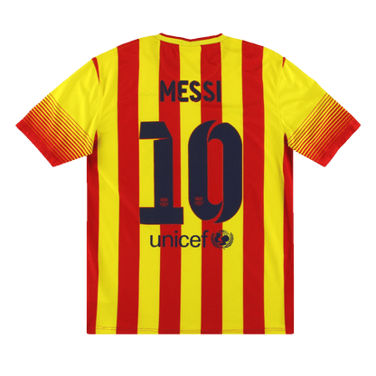 Camiseta Retro 2013/14 Messi #10 Barcelona Segunda Equipación