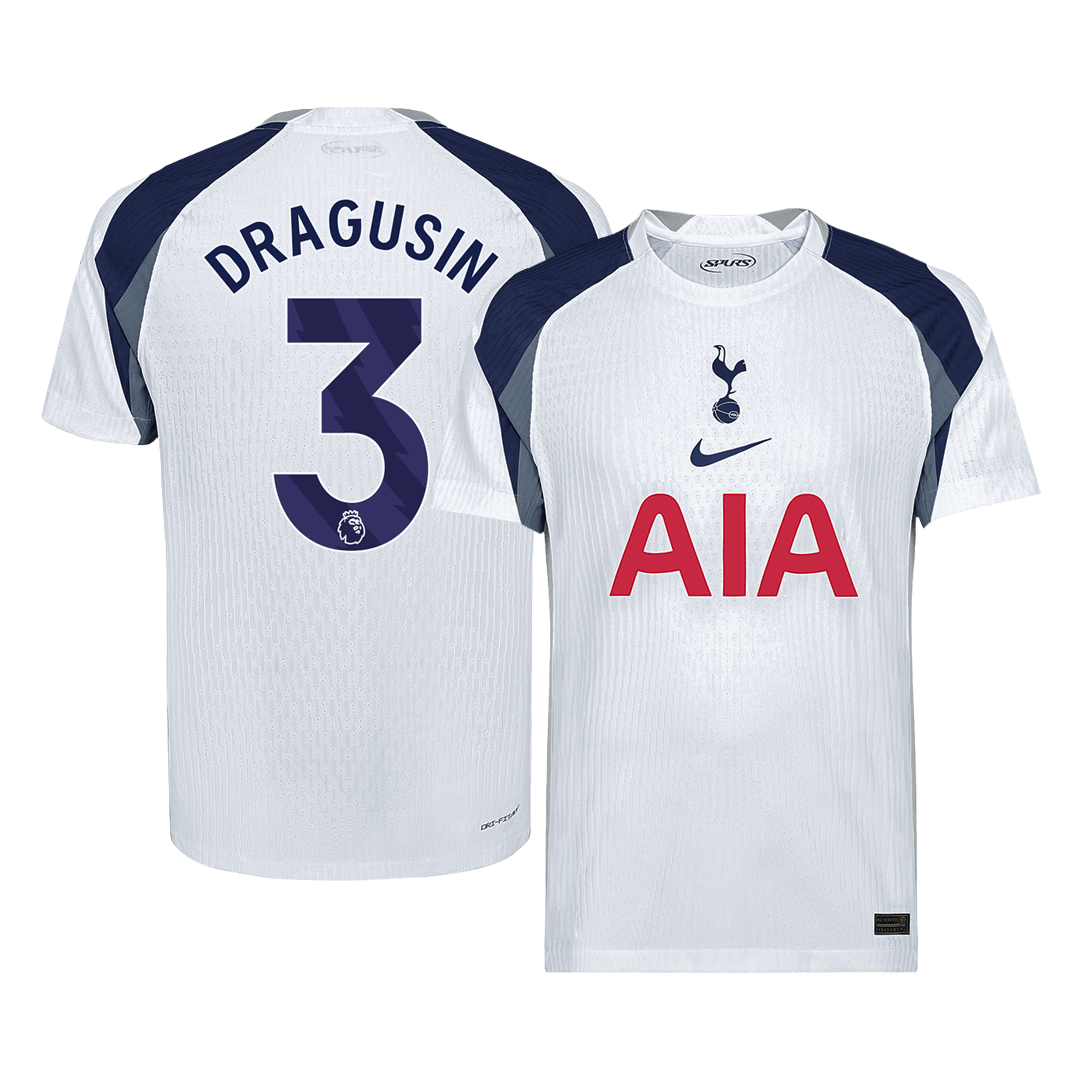 Camiseta Auténtica Dragusin #3 Tottenham Hotspur 2025/26 Primera Equipación - Versión Jugador