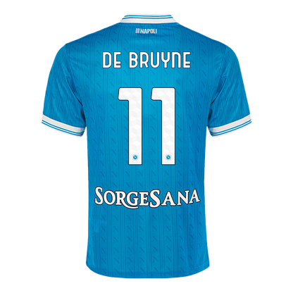 Camiseta De Bruyne #11 Napoli 2025/26 Primera Equipación - Versión Hincha