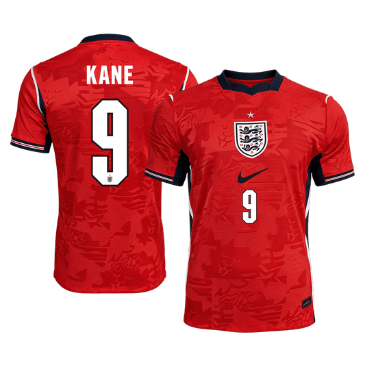 Camiseta Kane #9 Inglaterra 2026 Segunda Equipación Copa del Mundo - Versión Hincha