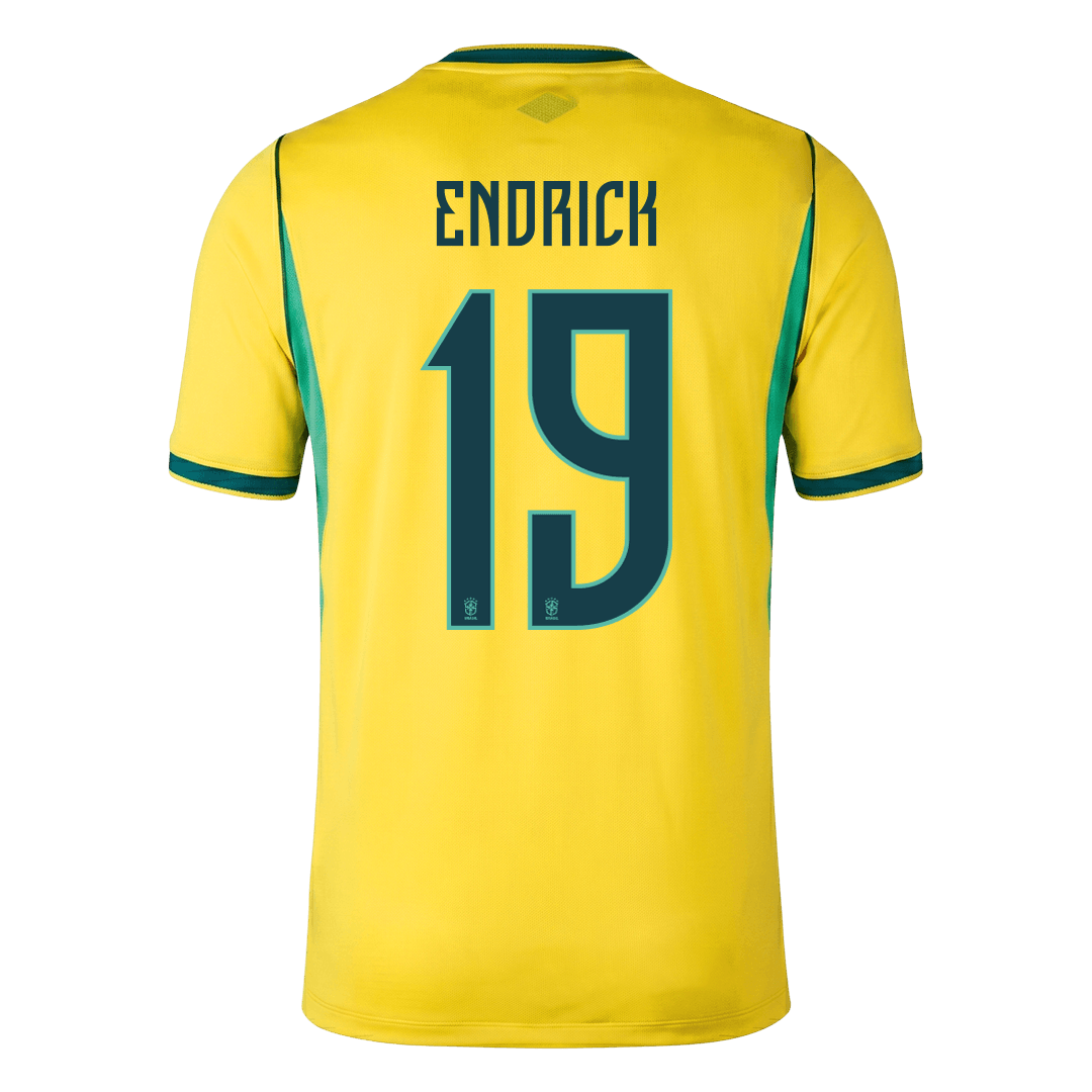 Camiseta Endrick #19 Brasil 2026 Primera Equipación Copa del Mundo - Versión Hincha - Vista 5