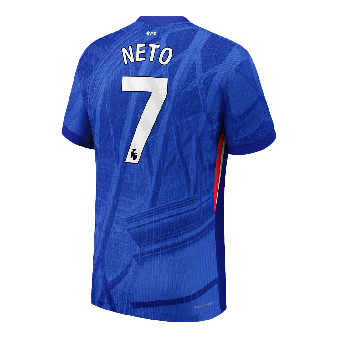 Camiseta Auténtica Neto #7 Chelsea 2025/26 Primera Equipación - Versión Jugador - imagen 11