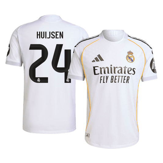 Camiseta Auténtica Huijsen #24 Real Madrid 2025/26 Primera Equipación - Versión Jugador