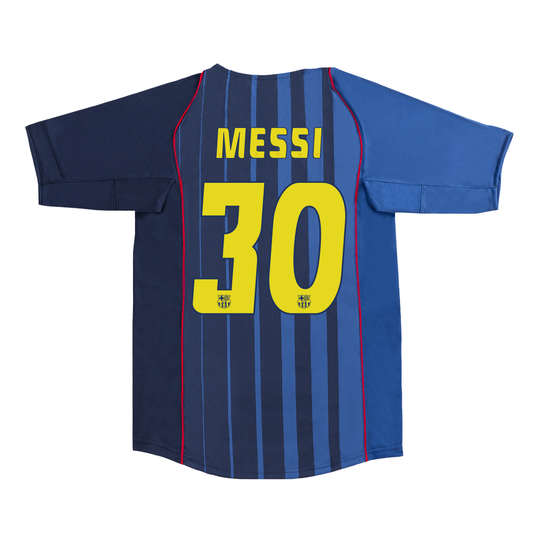 Camiseta Retro 2004/05 Messi #30 Barcelona Segunda Equipación