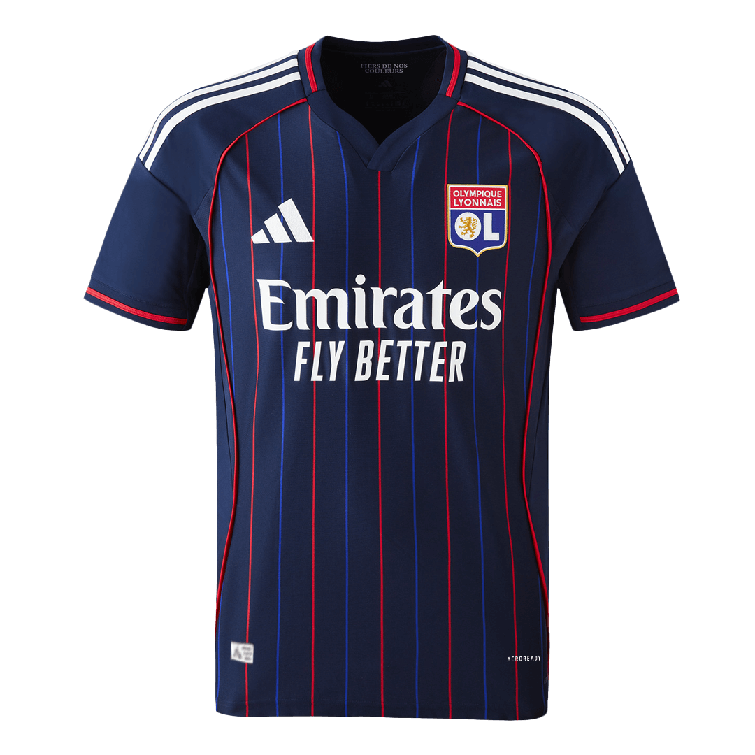 Camiseta Auténtica Olympique Lyonnais 2025/26 Segunda Equipación - Versión Jugador