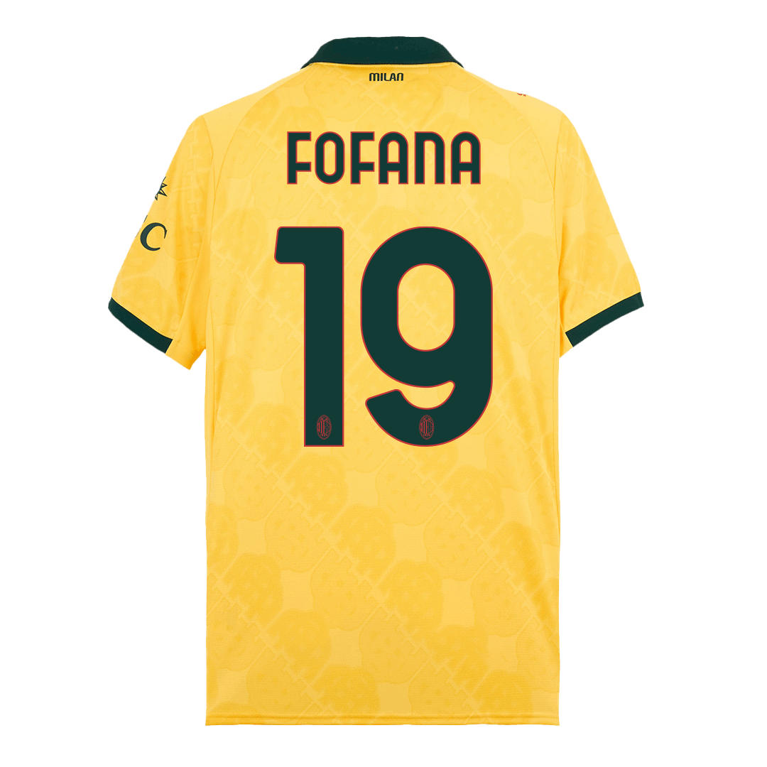 Camiseta Fofana #19 AC Milan 2025/26 Tercera Equipación - Versión Hincha - imagen 12