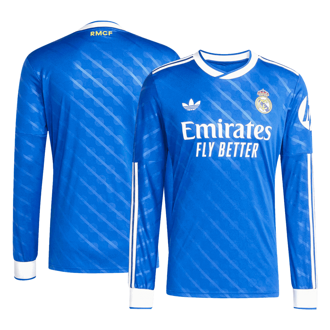 Camiseta Manga Larga Real Madrid 2025/26 Tercera Equipación - Versión Hincha