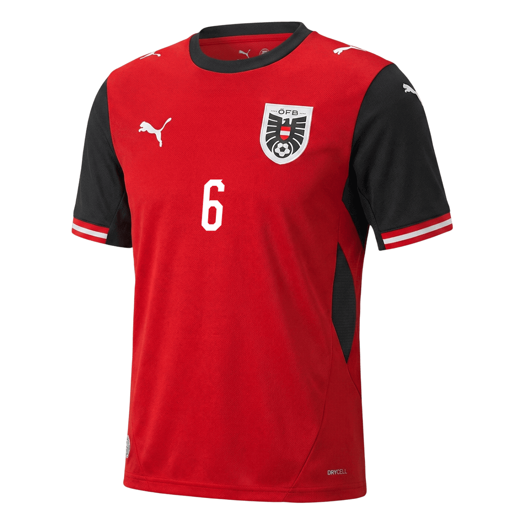 Camiseta Seiwald #6 Austria 2026 Primera Equipación Copa del Mundo - Versión Hincha - Vista 9