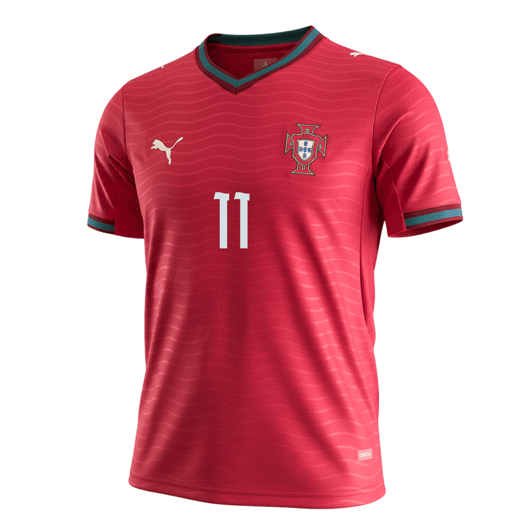Camiseta João Félix #11 Portugal 2026 Primera Equipación Copa del Mundo - Versión Hincha (Calidad Premium) - Vista 7