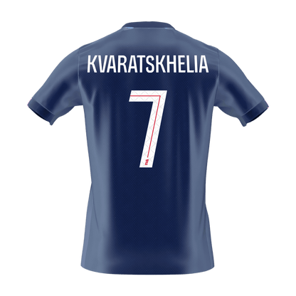 Camiseta Kvaratskhelia #7 PSG 2025/26 Primera Equipación - Versión Hincha (Calidad Premium) - Vista 7