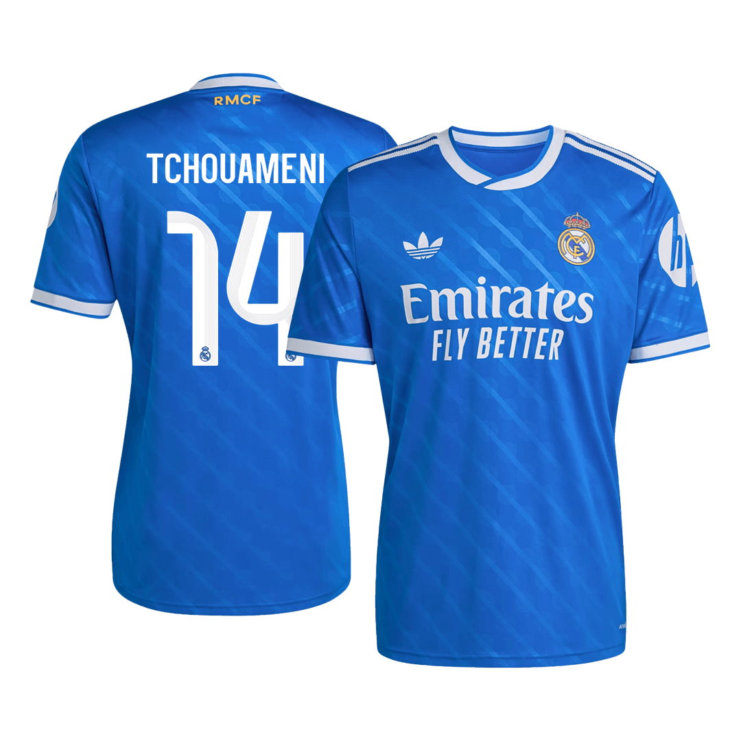 Camiseta Tchouameni #14 Real Madrid 2025/26 Tercera Equipación - Versión Hincha