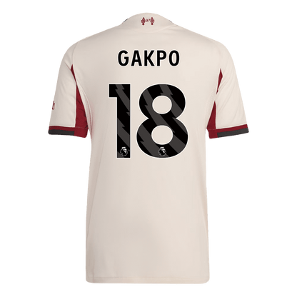Camiseta Auténtica Gakpo #18 Liverpool 2025/26 Segunda Equipación - Versión Jugador - Vista 9