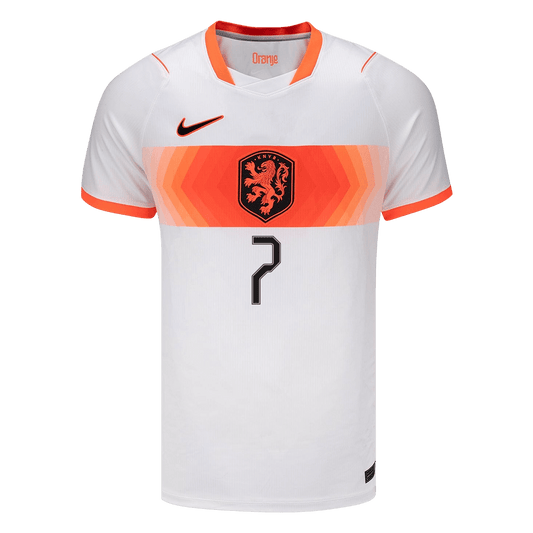 Camiseta XAVI #7 Netherlands 2026 Segunda Equipación Copa del Mundo - Versión Hincha