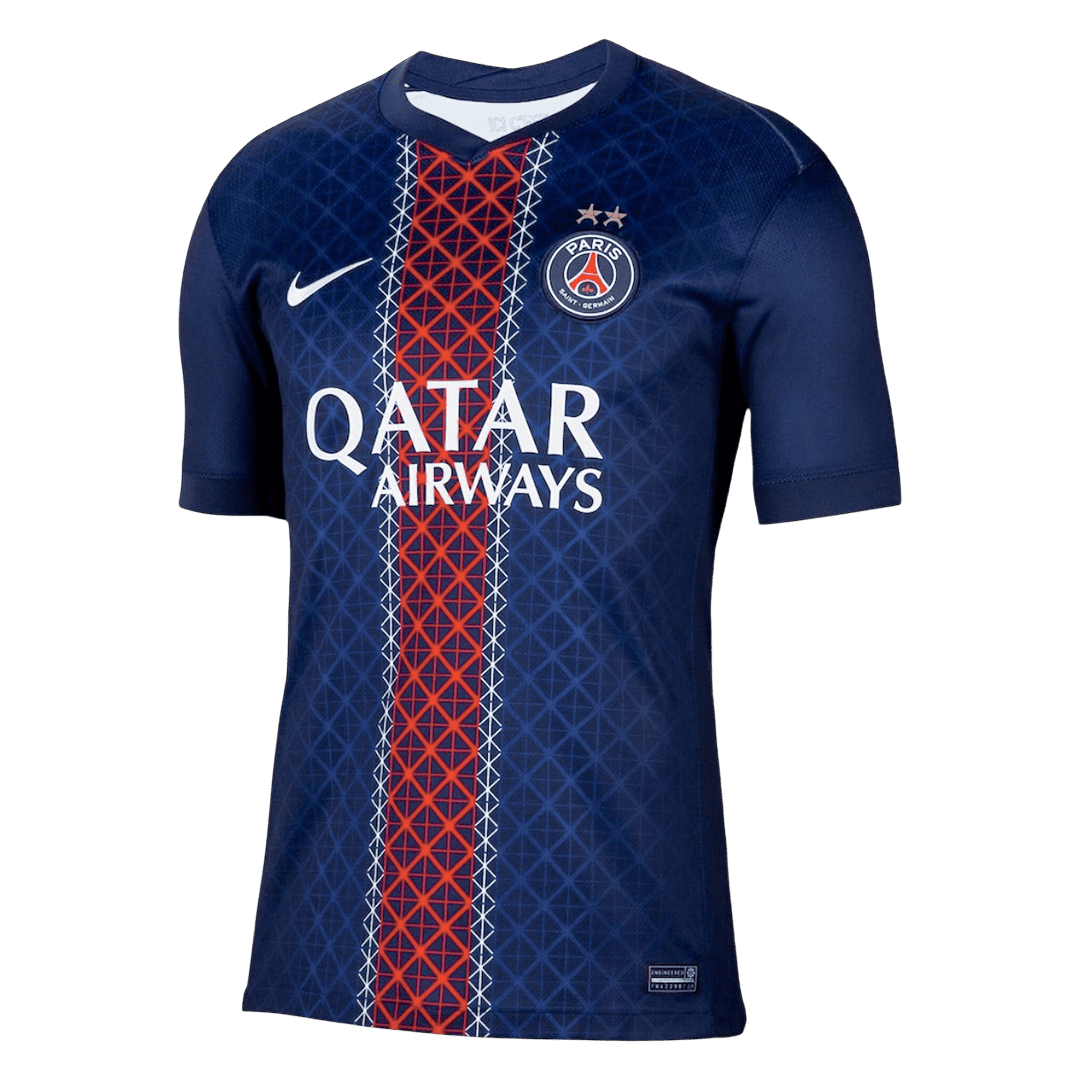 Camiseta Champions of Europe #26 PSG 2025/26 Primera Equipación - Versión Hincha (Calidad Premium) - Vista 3