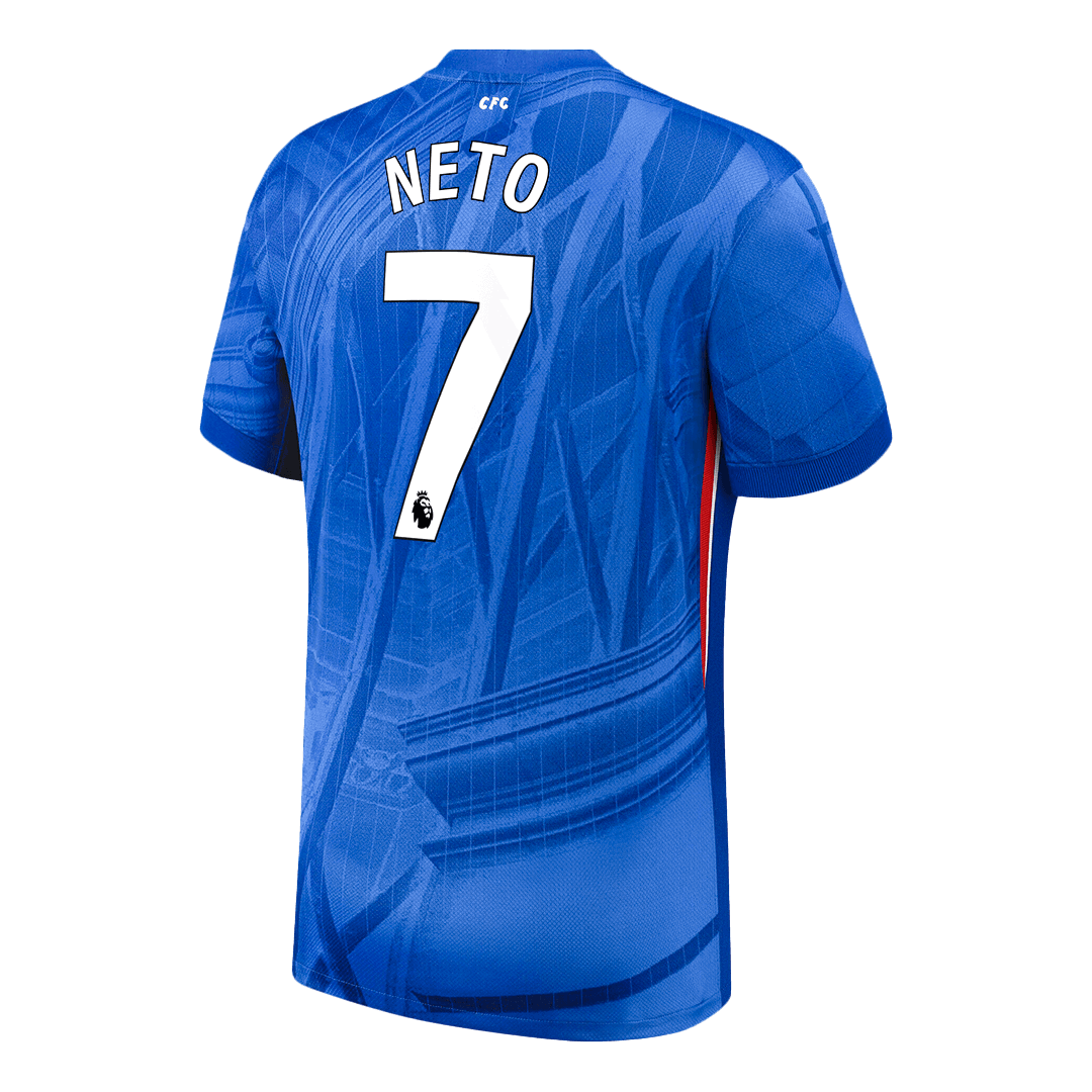 Camiseta Neto #7 Chelsea 2025/26 Primera Equipación - Versión Hincha (Calidad Premium) - Vista 8