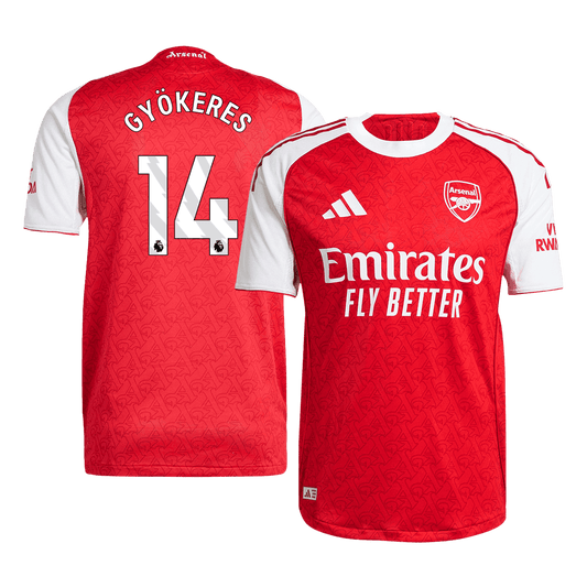 Camiseta Auténtica Gyökeres #14 Arsenal 2025/26 Primera Equipación - Versión Jugador