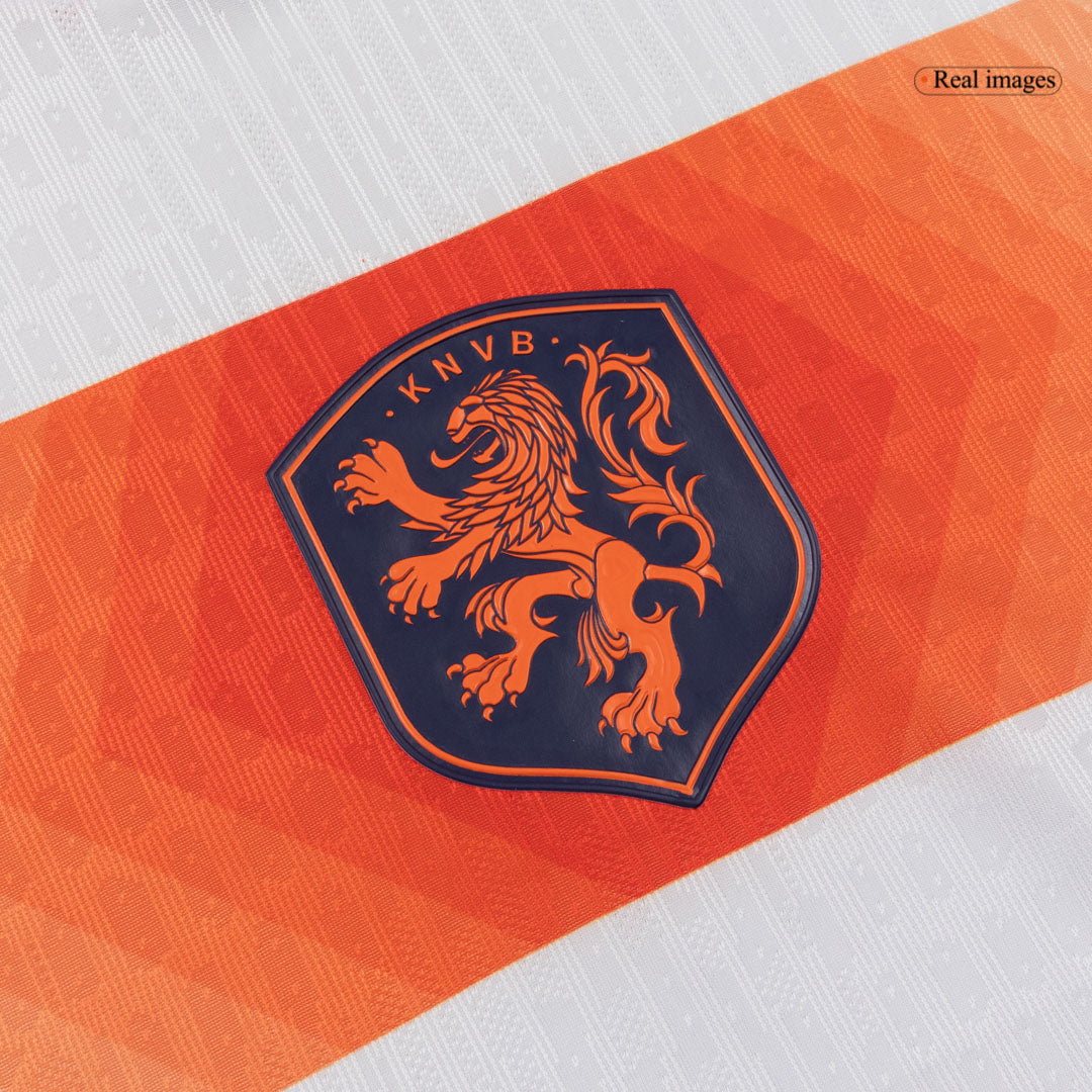Camiseta Auténtica Xavi #7 Países Bajos 2026 Segunda Equipación Copa del Mundo - Versión Jugador - Vista 4