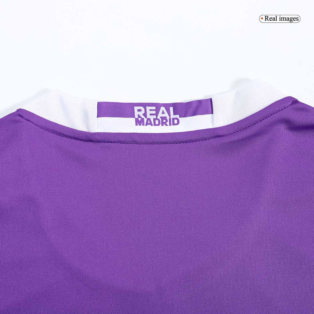 Camiseta Retro 2016/17 Benzema #9 Real Madrid Segunda Equipación Manga Larga
