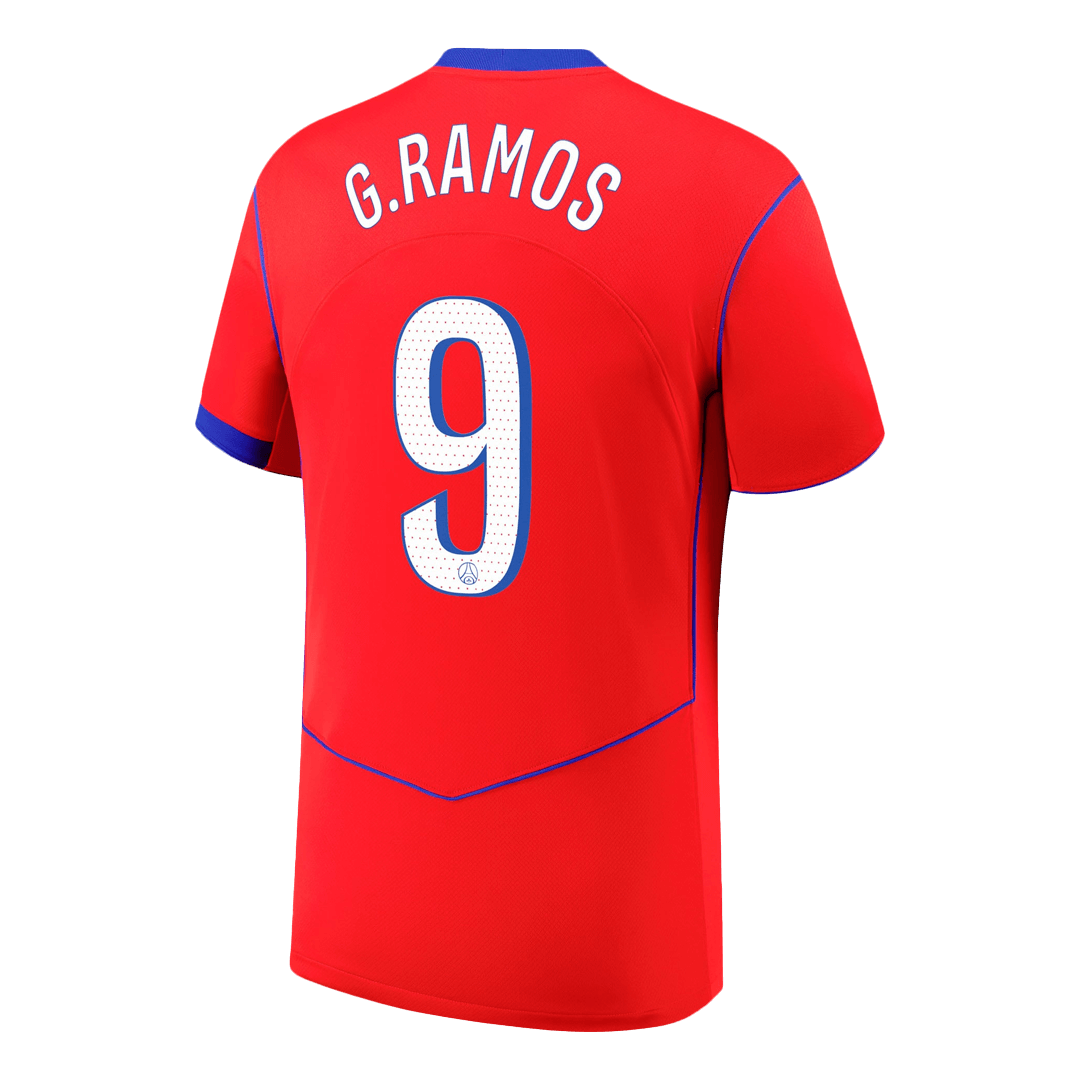 Camiseta G. Ramos #9 PSG 2025/26 Tercera Equipación - Versión Hincha - Vista 7