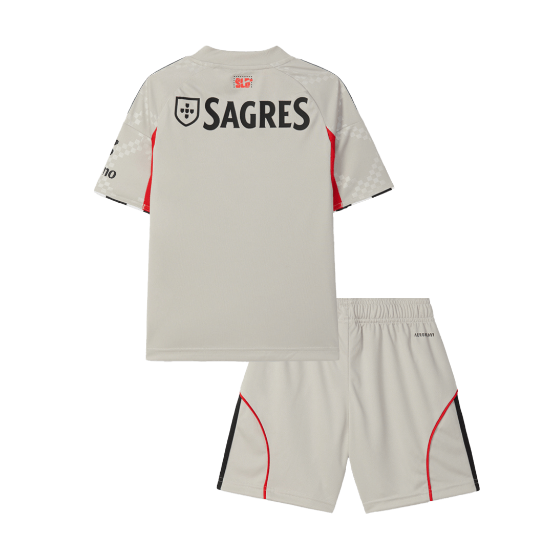 Conjunto Infantil Benfica 2025/26 Segunda Equipación
