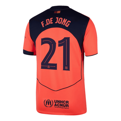 UCL Camiseta F. De Jong #21 Barcelona 2025/26 Tercera Equipación - Versión Hincha - imagen 11