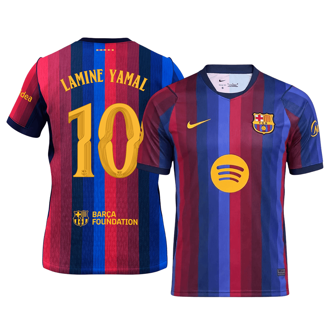 Camiseta LAMINE YAMAL #10 Barcelona 2026/27 Primera Equipación - Versión Hincha
