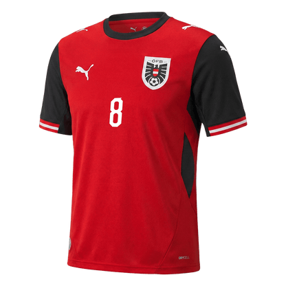 Camiseta Alaba #8 Austria 2026 Primera Equipación Copa del Mundo - Versión Hincha - Vista 9