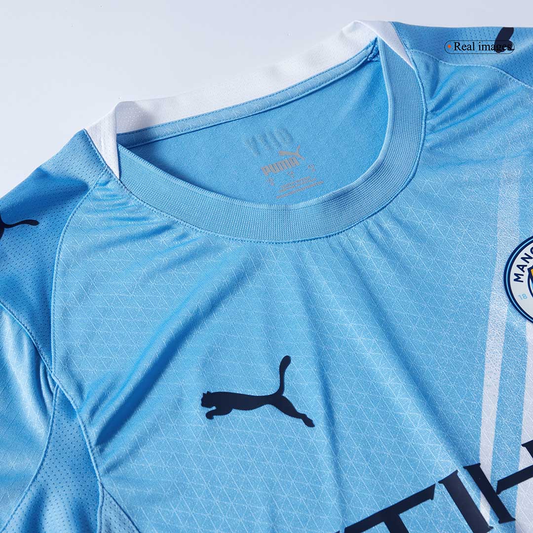 Camiseta Haaland #9 Manchester City 2025/26 Primera Equipación - Versión Jugador - Vista 9